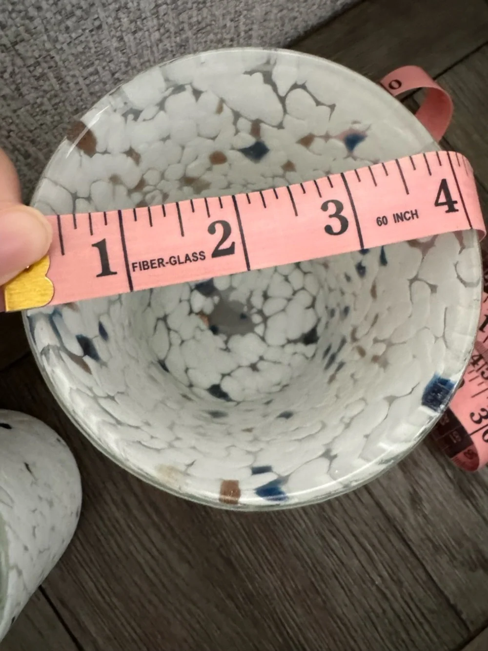 West elm Mexican glass votive candle holder